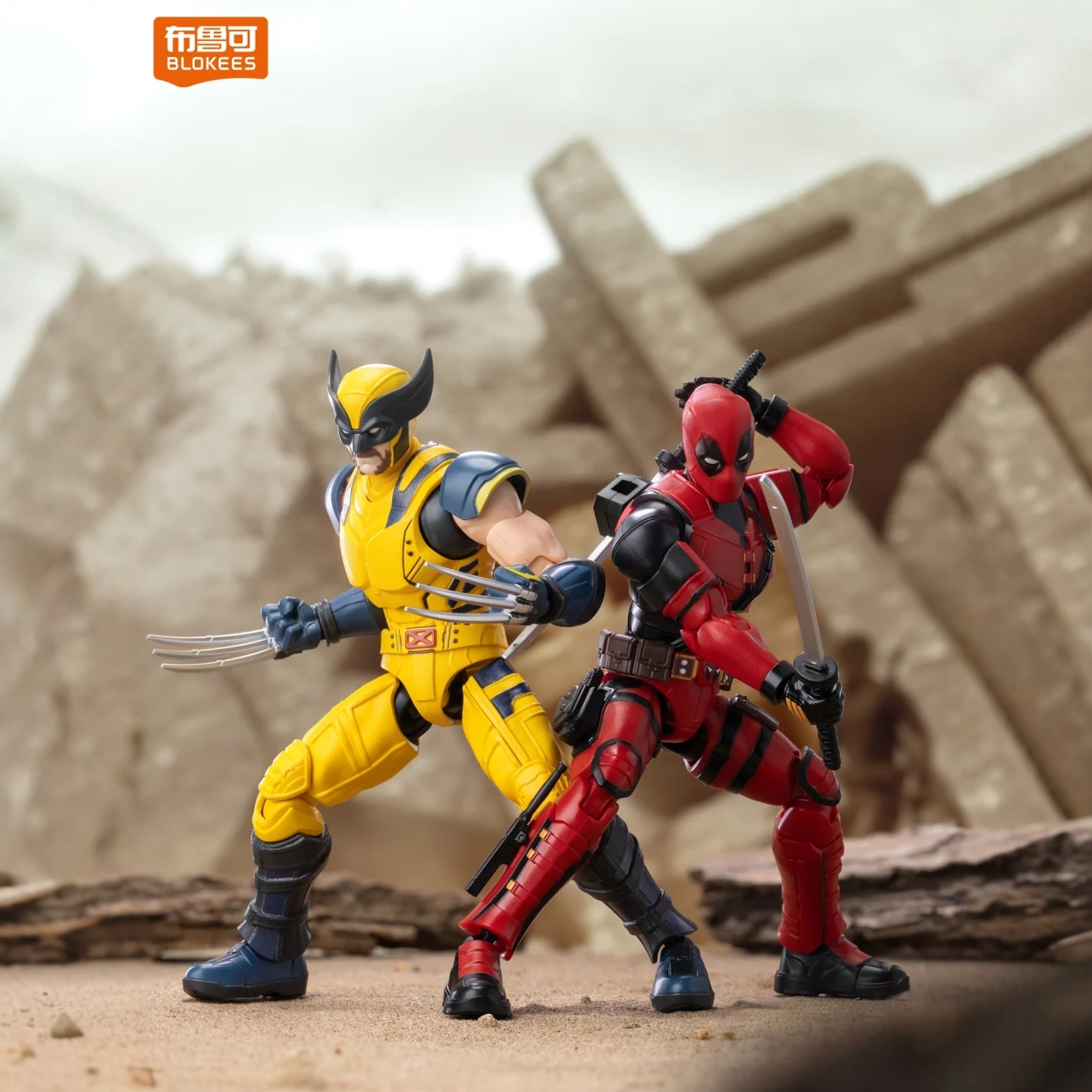 Original BLOKEES Deadpool & Wo - Model Kit Wolverine のレビューと価格