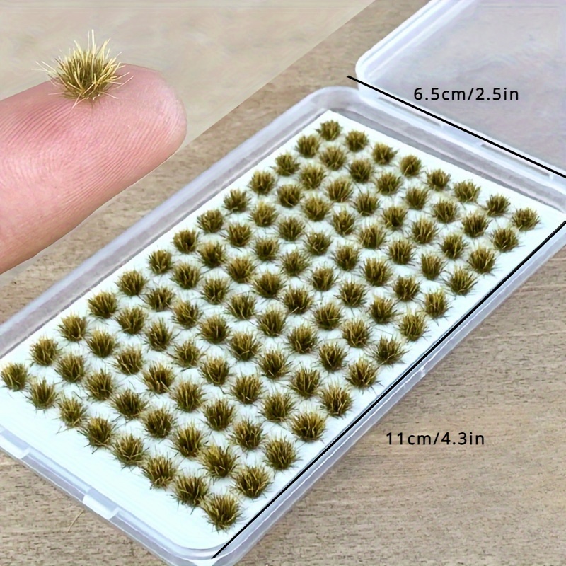 104pcs/pack Static Grass Tuft, - Model Kit Locomotive のレビューと価格