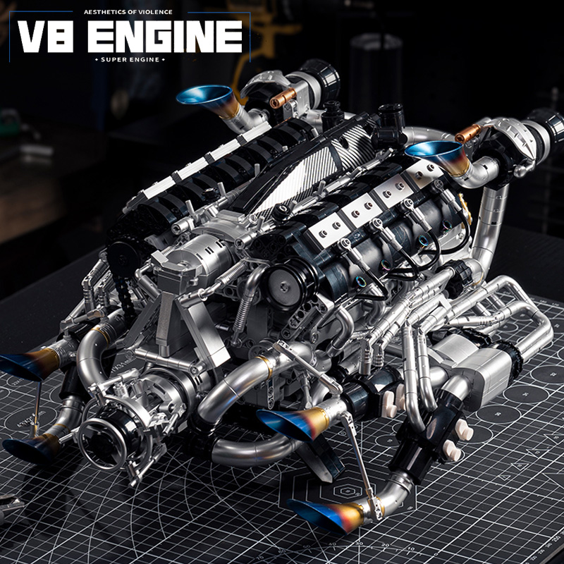 Electric Batmobile V8 Engine B - Model Kit V8 Engine のレビューと価格