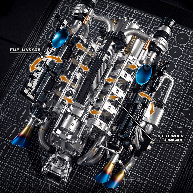 Electric Batmobile V8 Engine B - Model Kit V8 Engine のレビューと価格