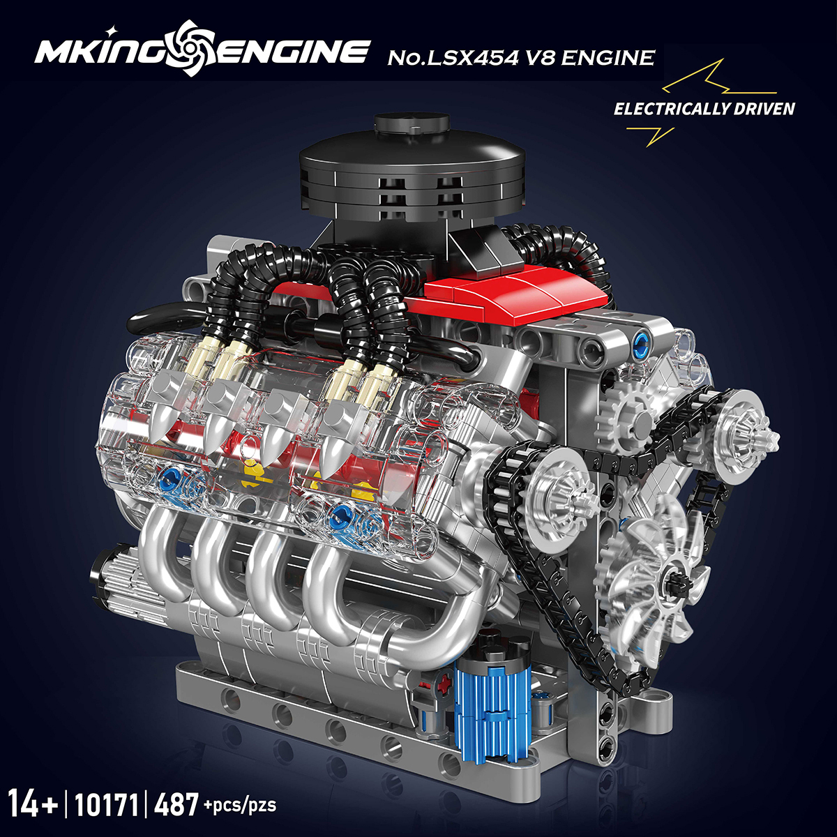 V8 Engine Building Blocks Kit  - Model Kit V8 Engine のレビューと価格