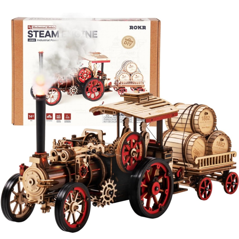 Robotime Rokr Car Model Buildi - Model Kit Locomotive のレビューと価格