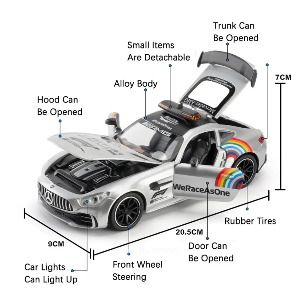 1:24 Alloy GTR F1 Safety Cars  - Model Kit F1 のレビューと価格