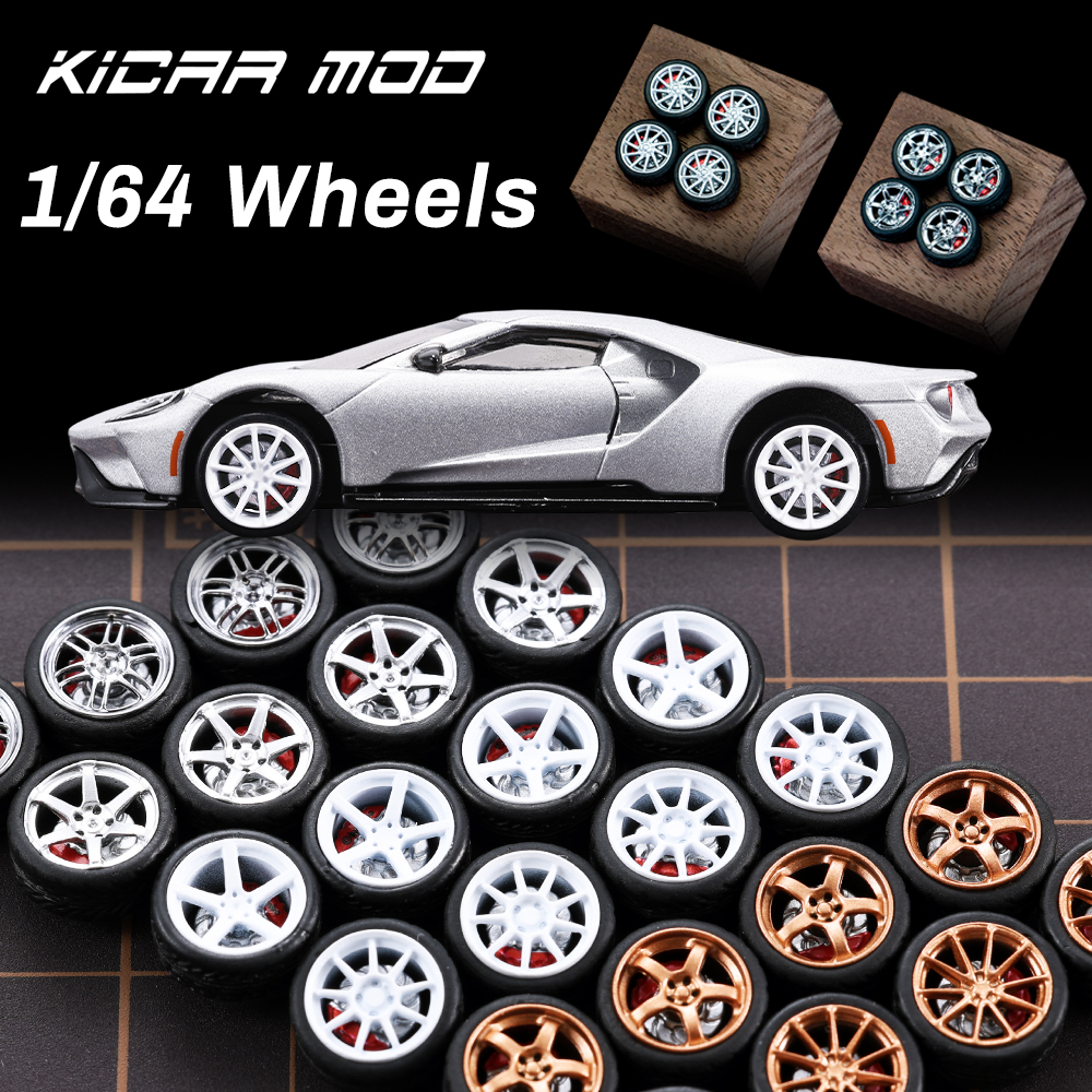 1/64 Model Car Wheels Tires 8  - Model Kit Cars のレビューと価格