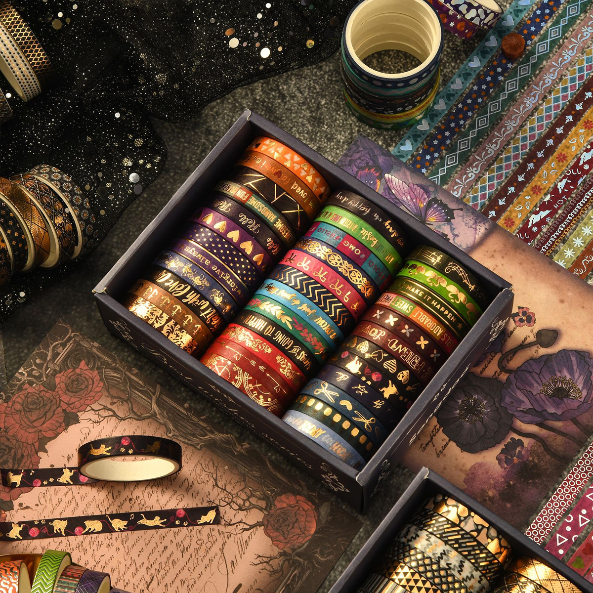 36rolls Slim golden foiled Was - Masking Tape Thin のレビューと価格
