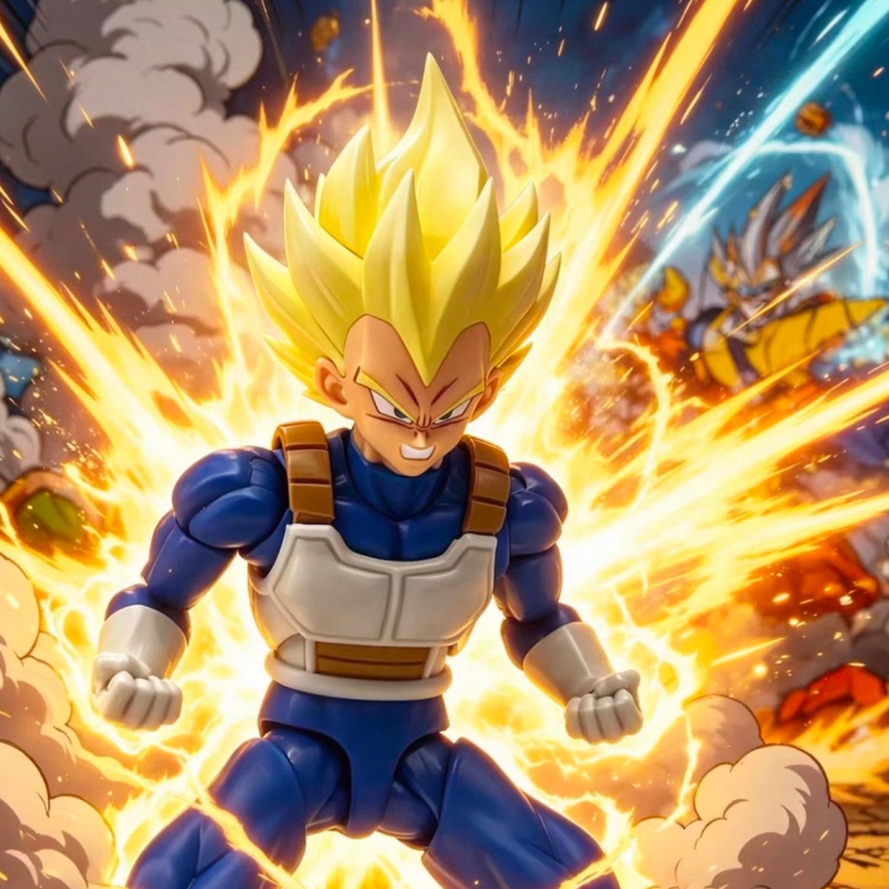 Hot Dragon Ball Shf Vegeta Cus - Model Kit Vegeta のレビューと価格