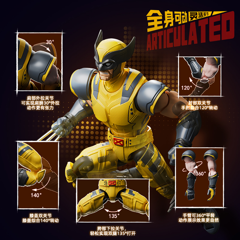 Original Blokees Marvel Action - Model Kit Wolverine のレビューと価格