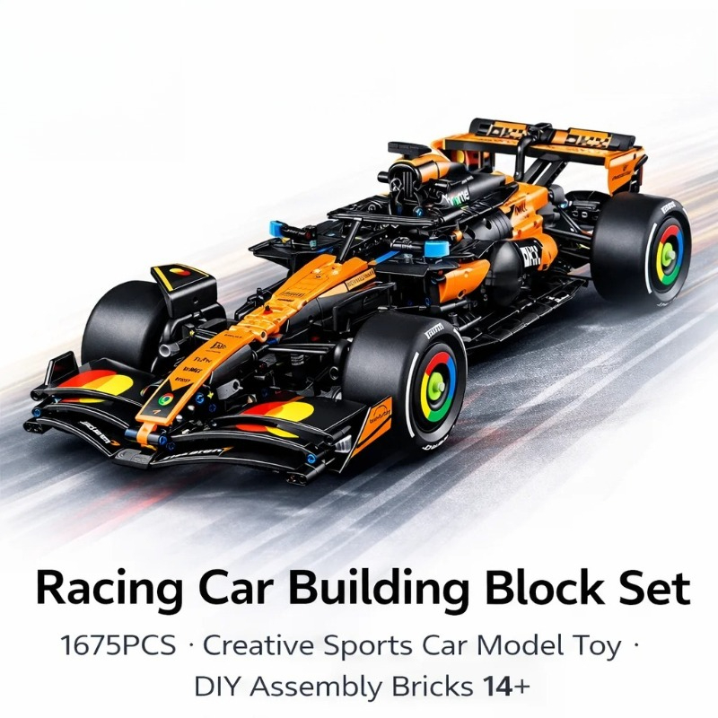 1675 Pcs F1 Racing Model, 4222 - Model Kit F1 のレビューと価格