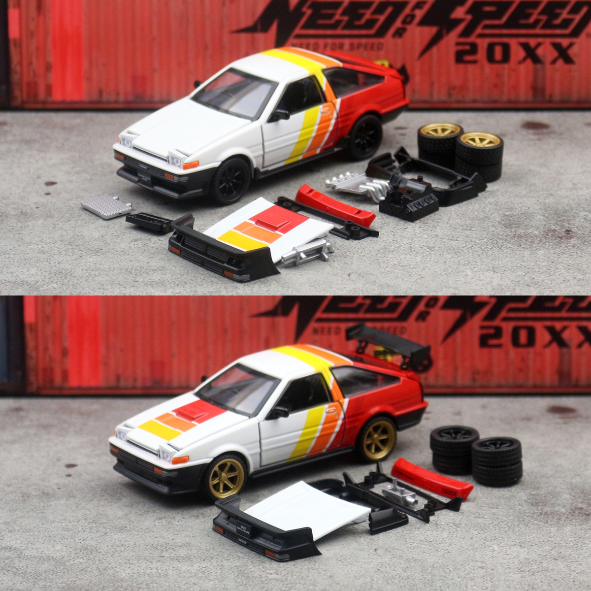 1/37 TOYOTA AE86 Sprinter True - Model Kit Ae86 のレビューと価格