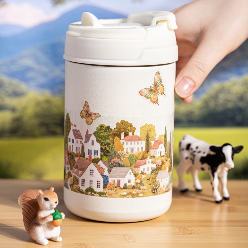 6 Rolls 6Cm×200Cm Village Them - Masking Tape Thin のレビューと価格