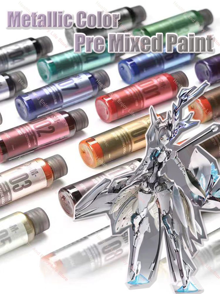 XSM 50ml Metallic Water-basedp - Model Kit Paint Set のレビューと価格