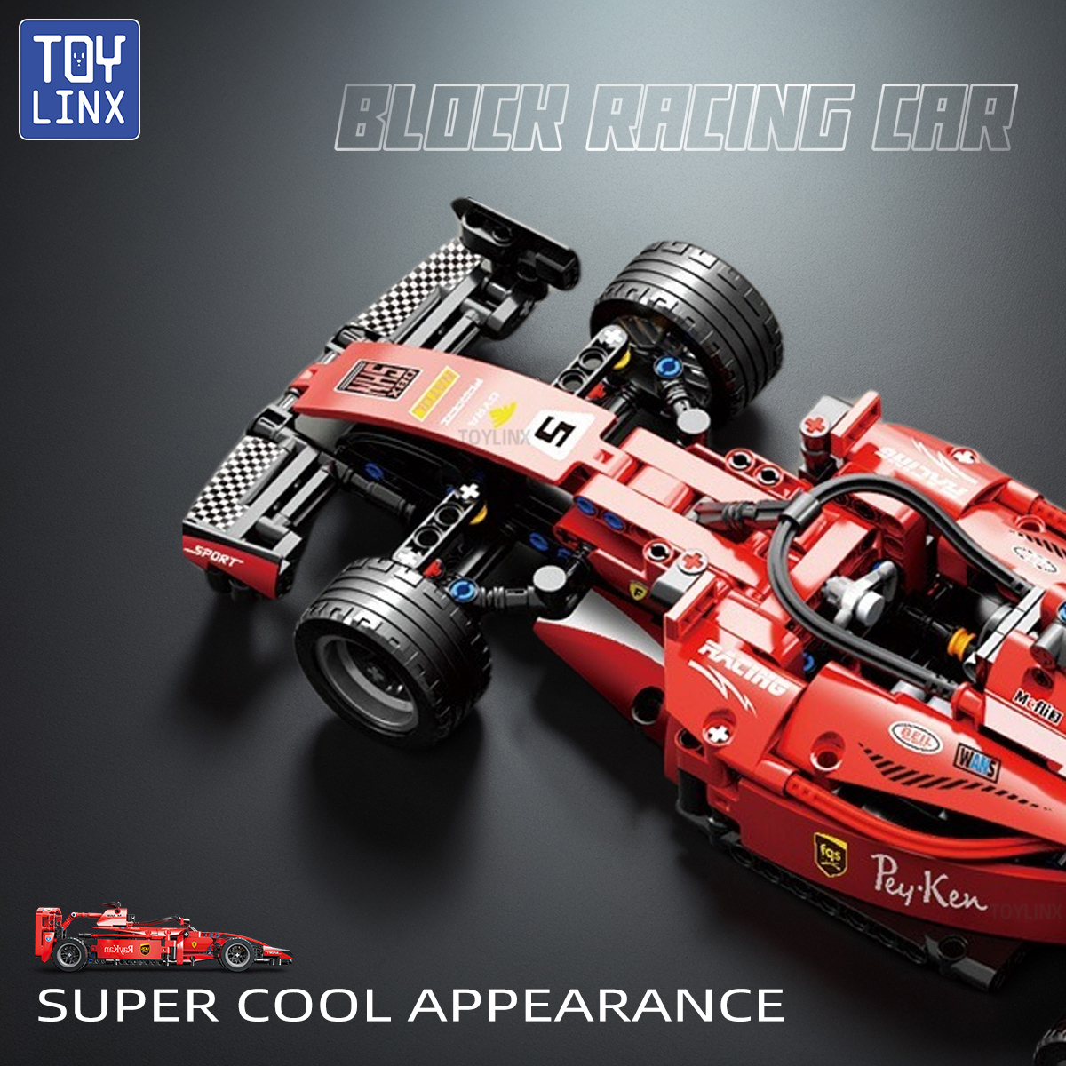 Toylinx DIY 455 PCS F1 RC Race - Model Kit F1 のレビューと価格