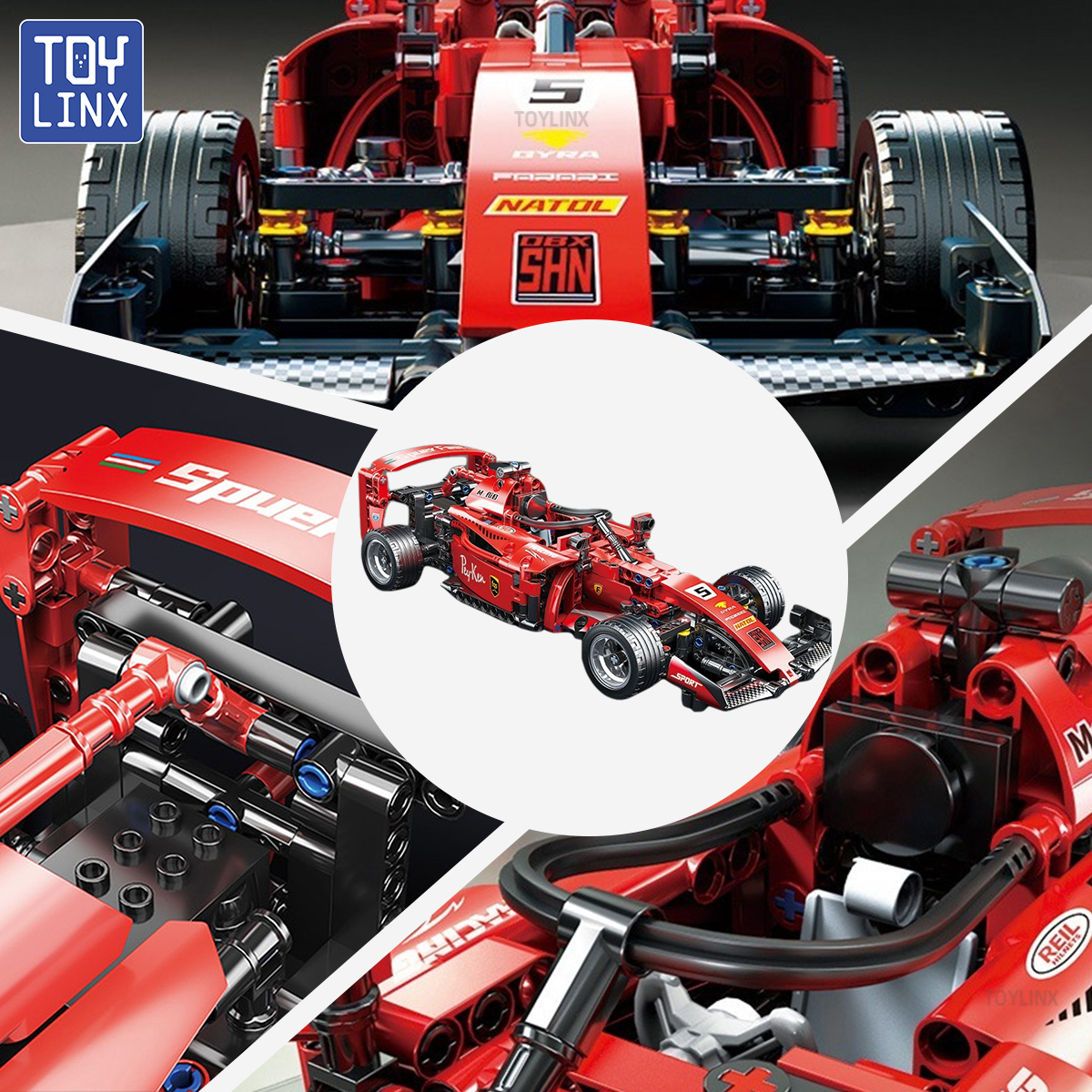 Toylinx DIY 455 PCS F1 RC Race - Model Kit F1 のレビューと価格