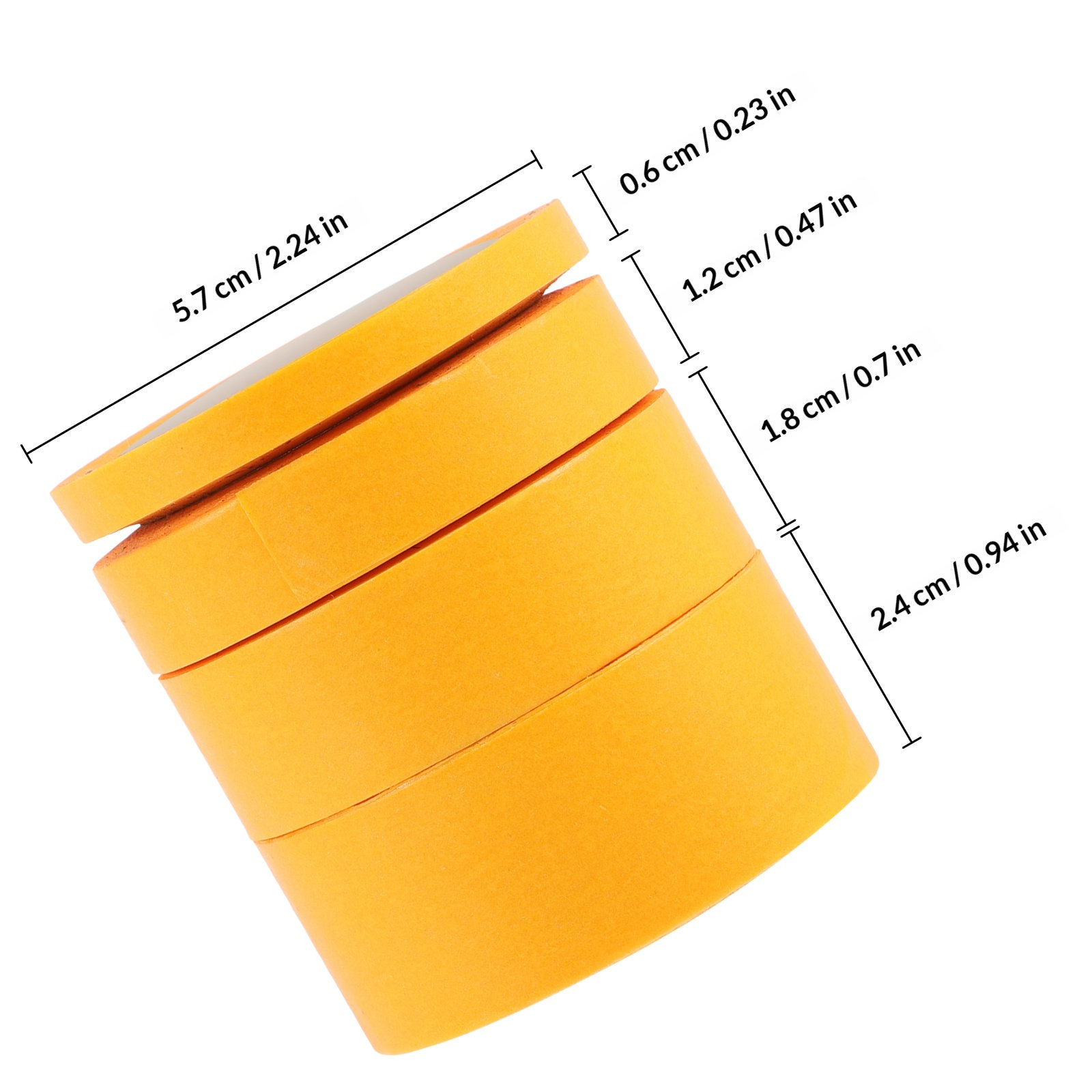 4 Rolls Automotive Masking Tap - Masking Tape Thin のレビューと価格