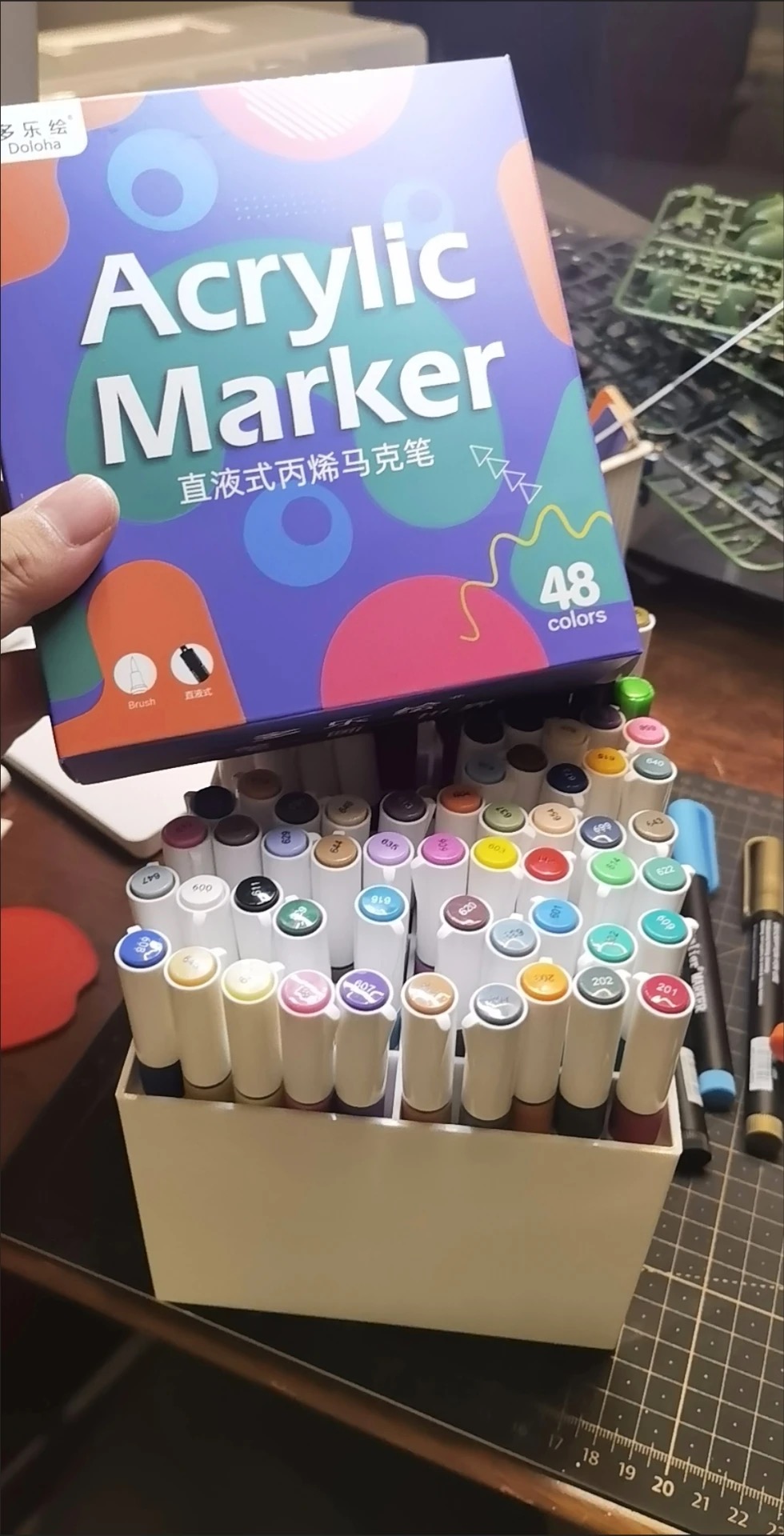 DOLOHA Doloha Acrylic Marker P - Model Kit Markers のレビューと価格