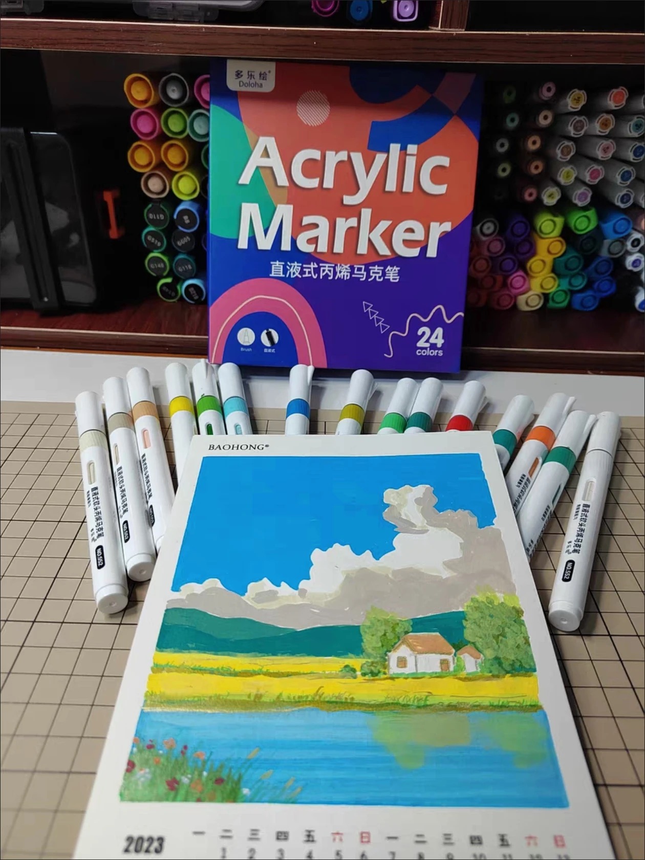 DOLOHA Doloha Acrylic Marker P - Model Kit Markers のレビューと価格